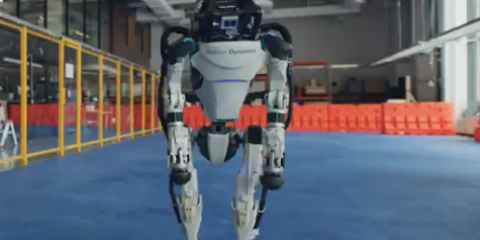 Photo of robot dancing