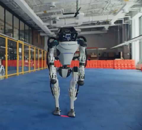 Photo of robot dancing