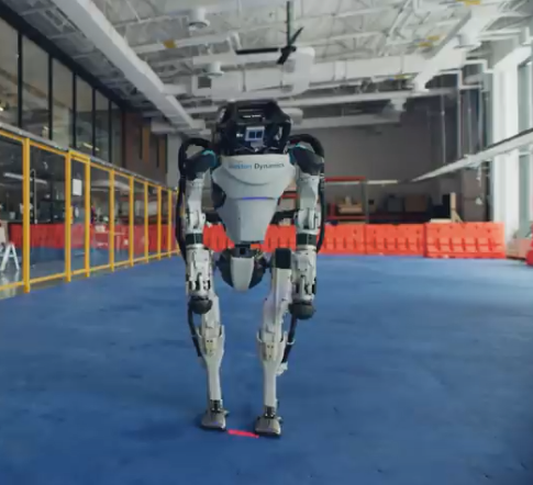 Photo of robot dancing
