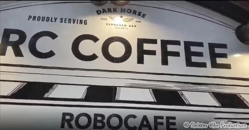 robot coffee cafe