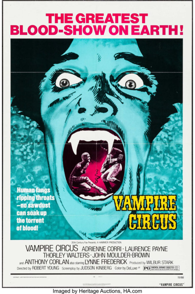 Vampire Circus film poster