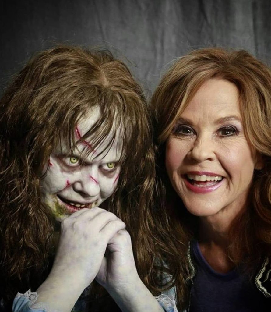 Photo of Linda Blair and Pazuzu