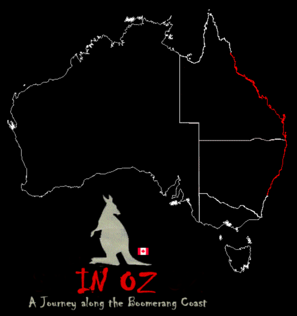 map of Australia route