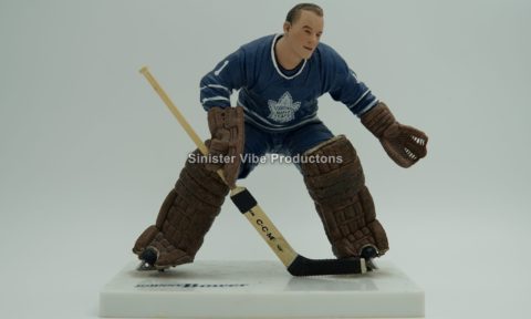 photo of Johnny Bower Toronto Maple Leaf goalie