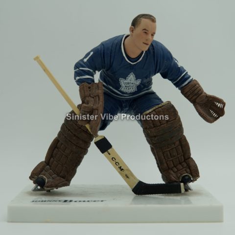 photo of Johnny Bower Toronto Maple Leaf goalie