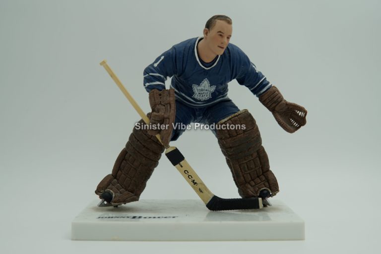 photo of Johnny Bower Toronto Maple Leaf goalie