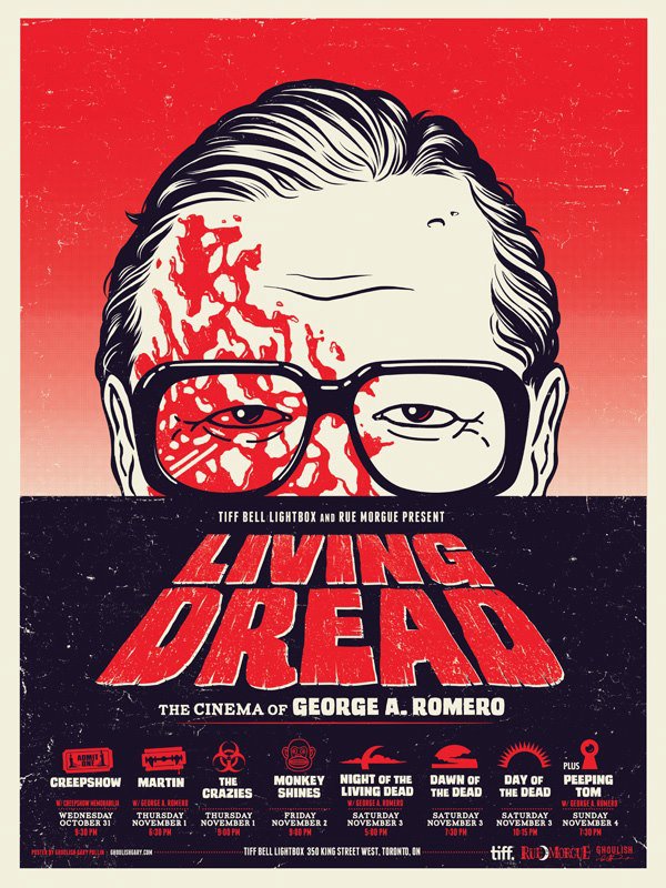 George Romero film festival poster