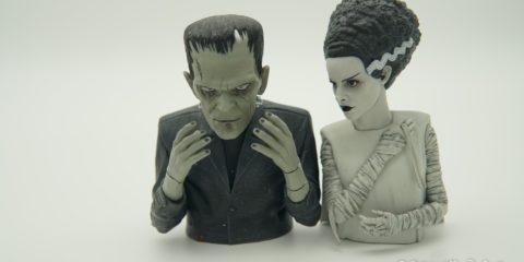 Frankenstein's monster and the Bride