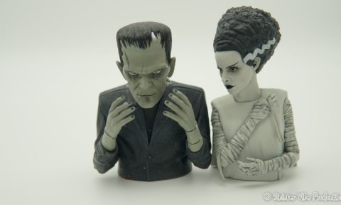 Frankenstein's monster and the Bride
