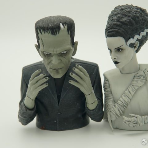 Frankenstein's monster and the Bride