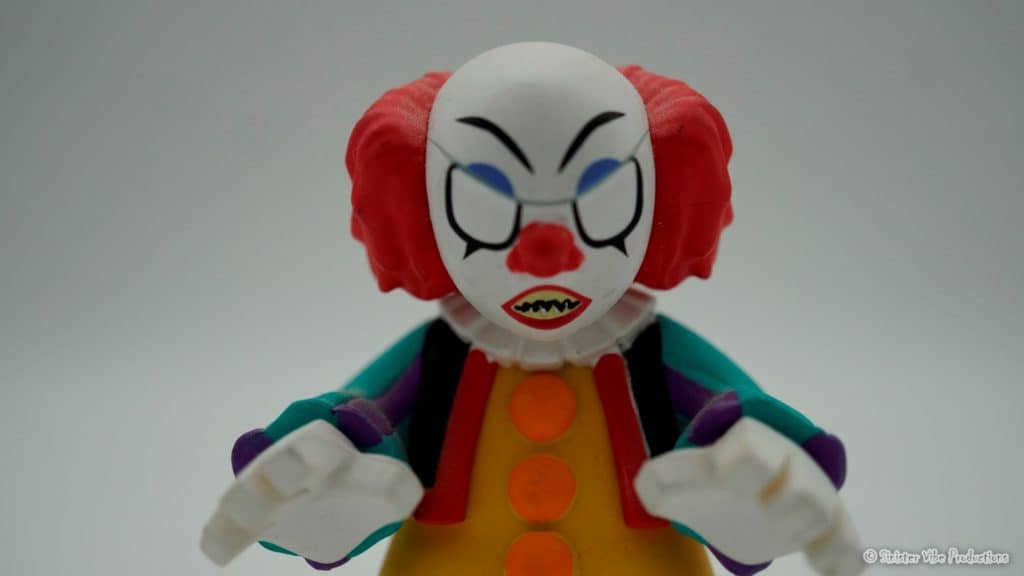 Close up of Pennywise the clown