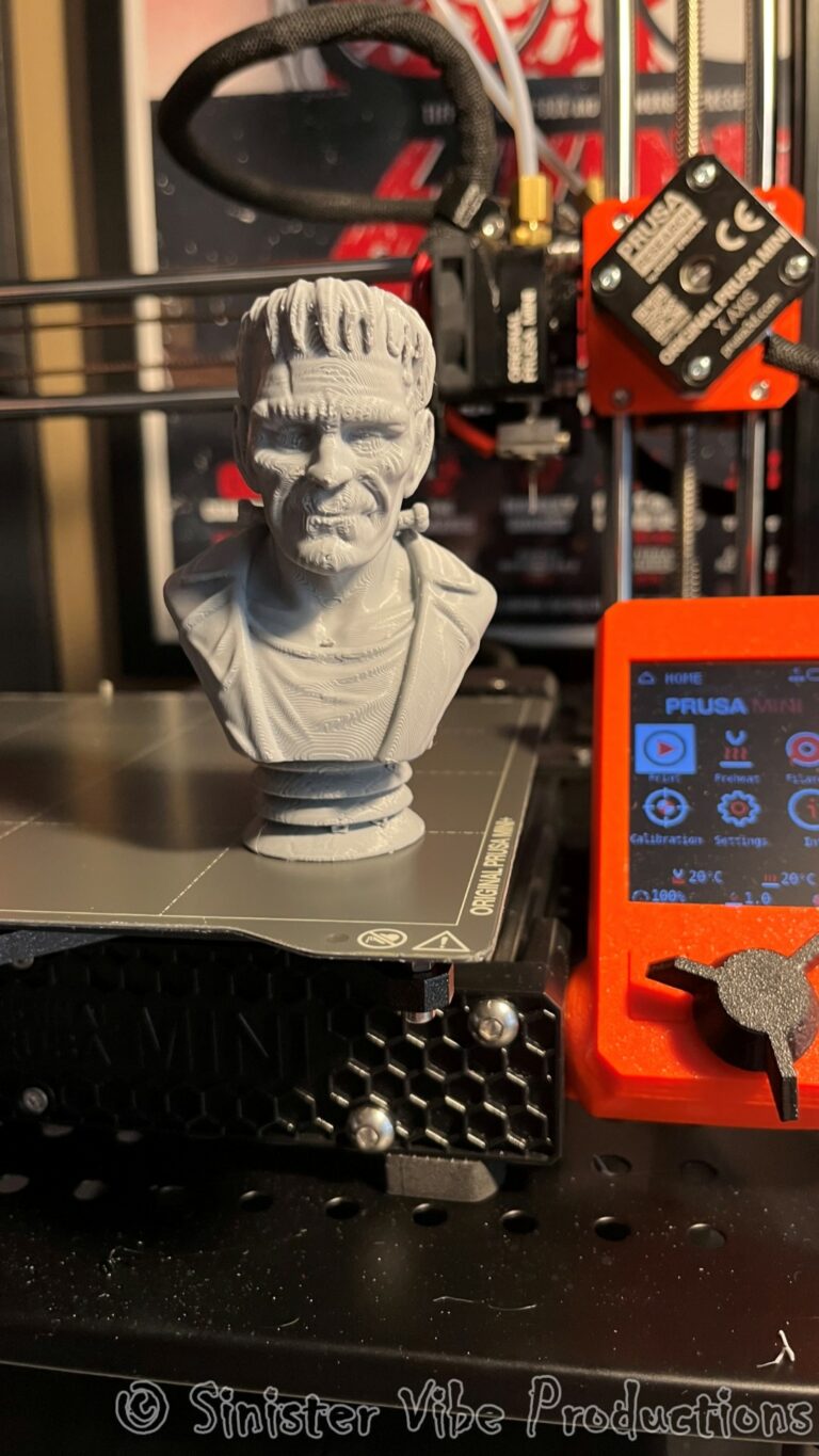 Photo of Frankenstein bust 3d print