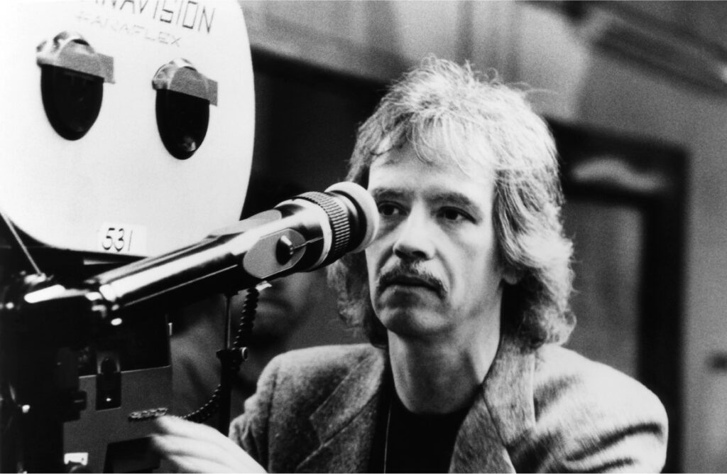 Photo of Director John Carpenter with a camera