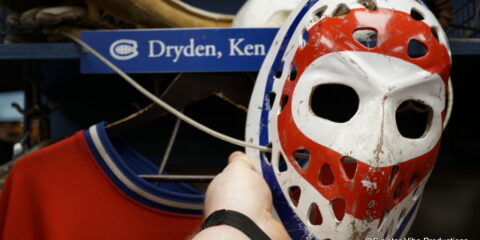 Photo of Ken Dryden goalie mask