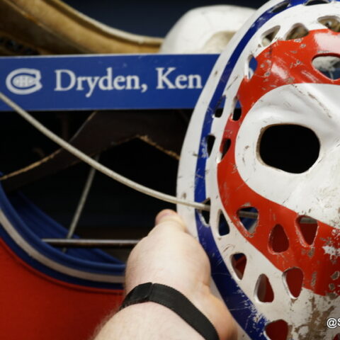 Photo of Ken Dryden goalie mask