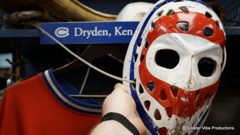 Photo of Ken Dryden goalie mask
