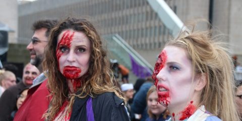 photo of two female zombies