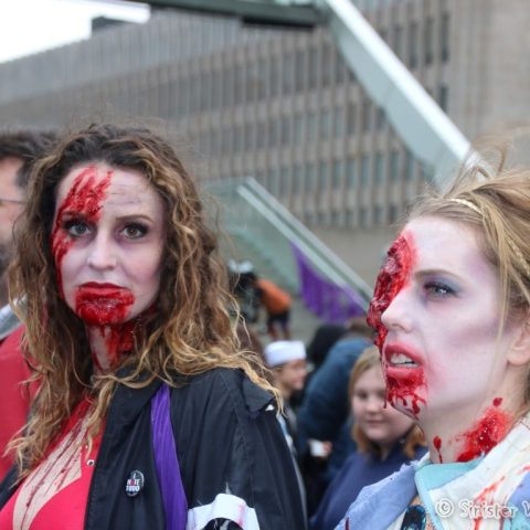 photo of two female zombies