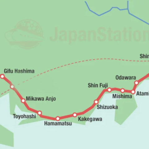 Map of Japan 2016 trip