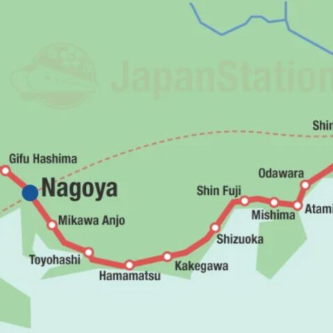 Map of Japan 2025 trip