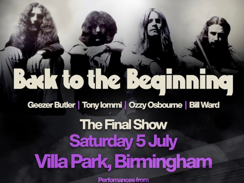 Last Black Sabbath concert poster