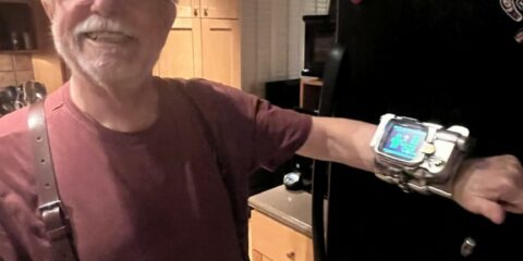 photo of Lee Bridgeford and his pip-boy