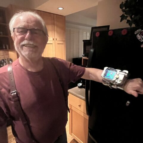photo of Lee Bridgeford and his pip-boy