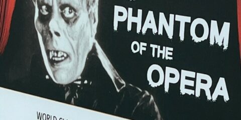 Photo of 1925 phantom of opera screening poster