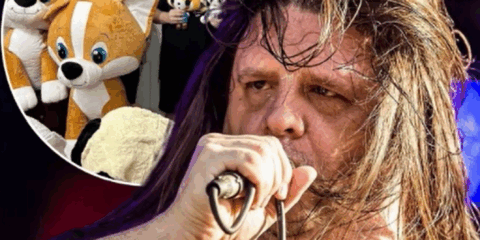 photo of George Fisher lead singer of Cannibal Corpse