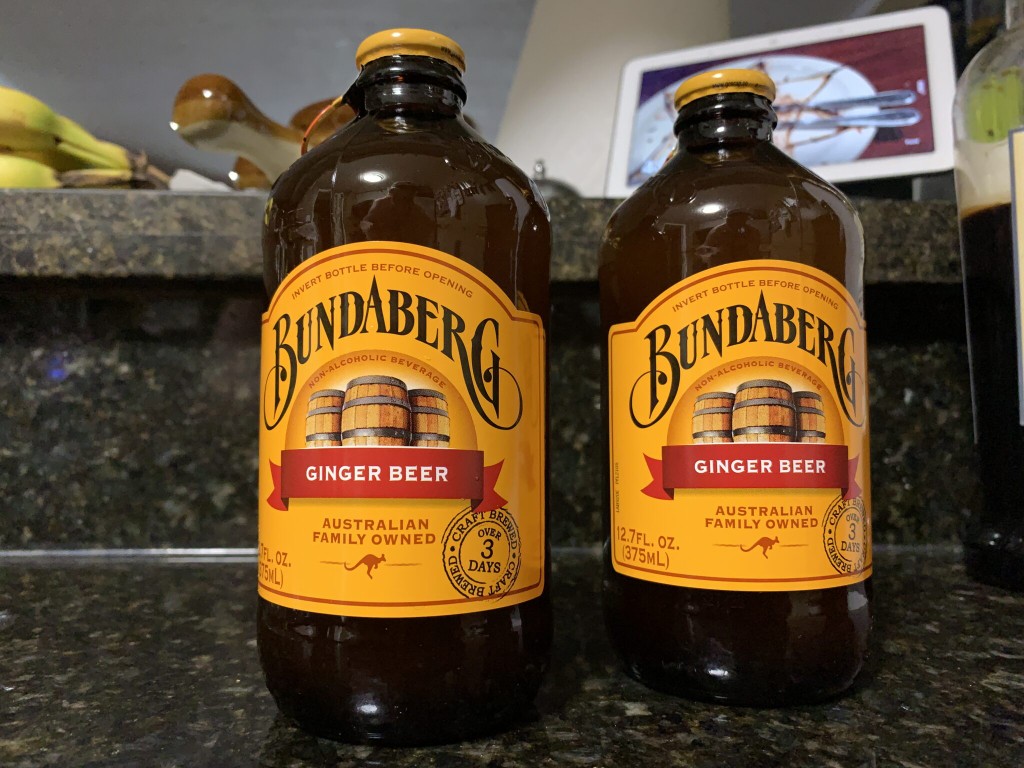 Photo of two bottles of Bundaberg Ginger Beer