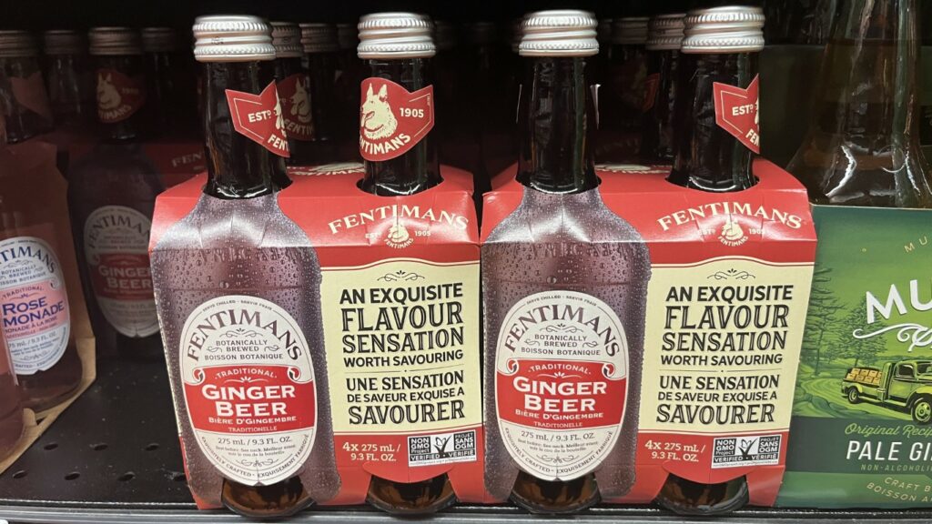 Photo of a case of Fentimans Ginger Beer