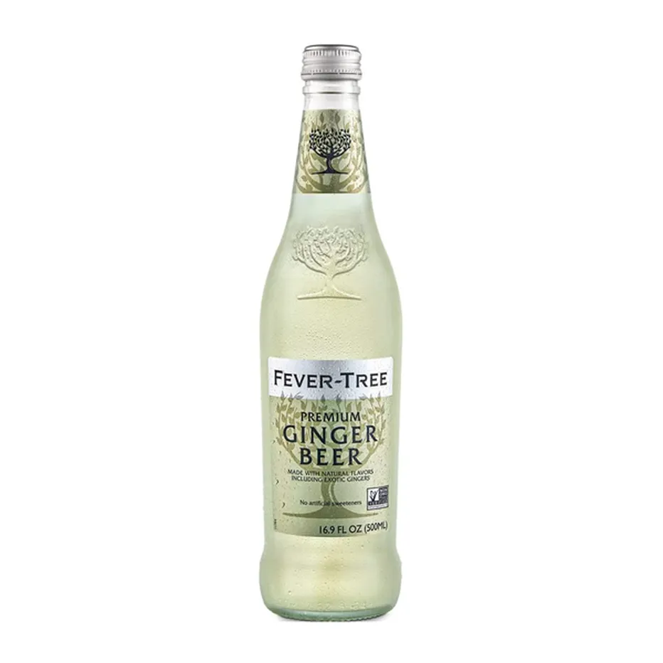 Photo of a bottle of Fever-Tree Ginger Beer
