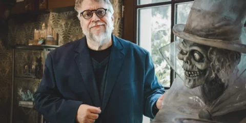 Photo of Guillermo Del Toro in his Bleak House