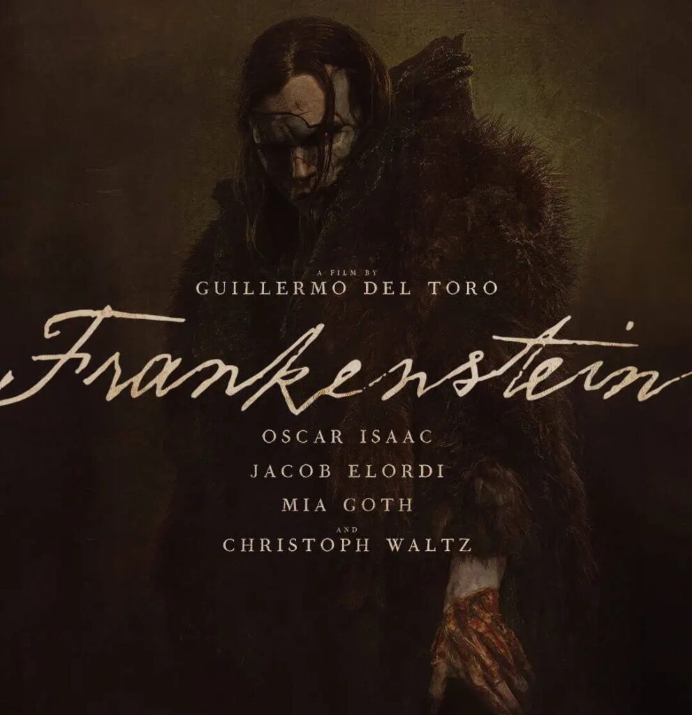 Photo of Guillermo del Toro's Frankenstein film poster