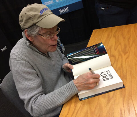 The Only King That Matters! Photo of Stephen King signing on of this books