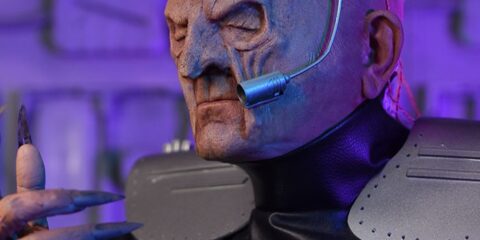 Photo close up of Davros. Creator of the Daleks