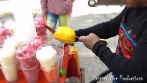 Street Mangos In Mexico City